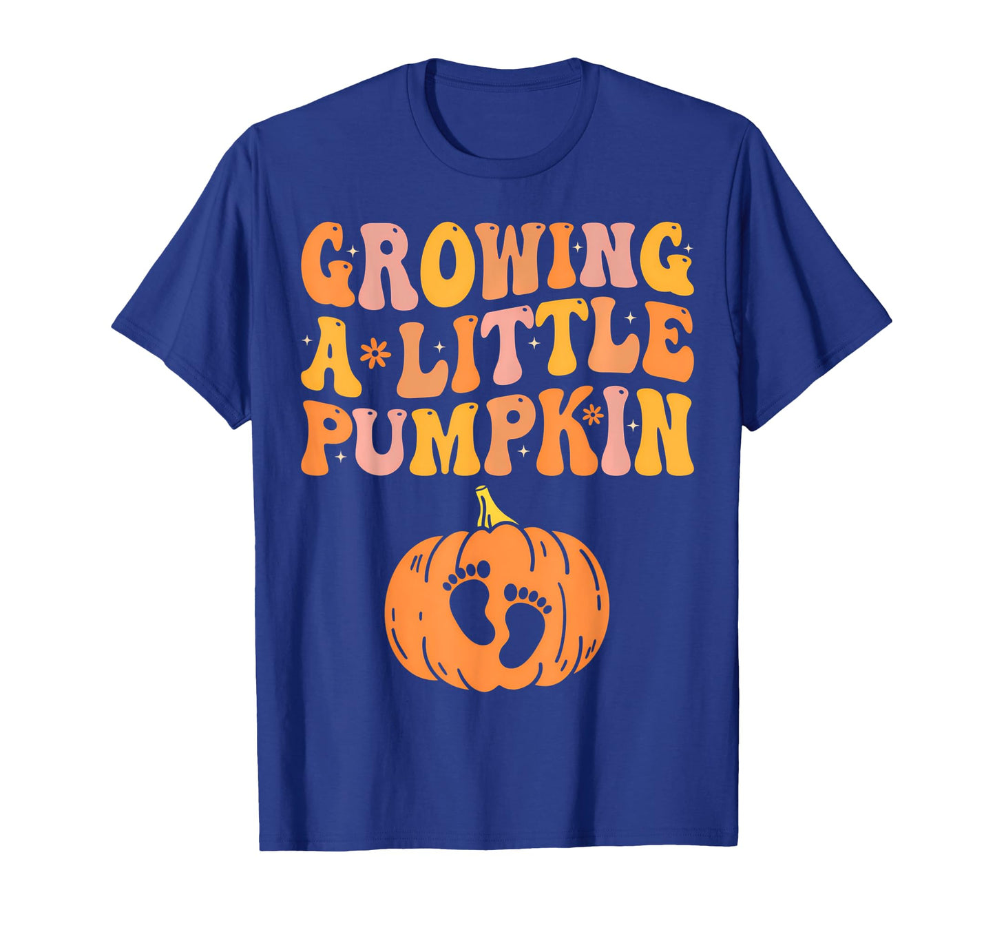 Growing A Little Pumpkin Pregnancy Announcement Halloween T-Shirt