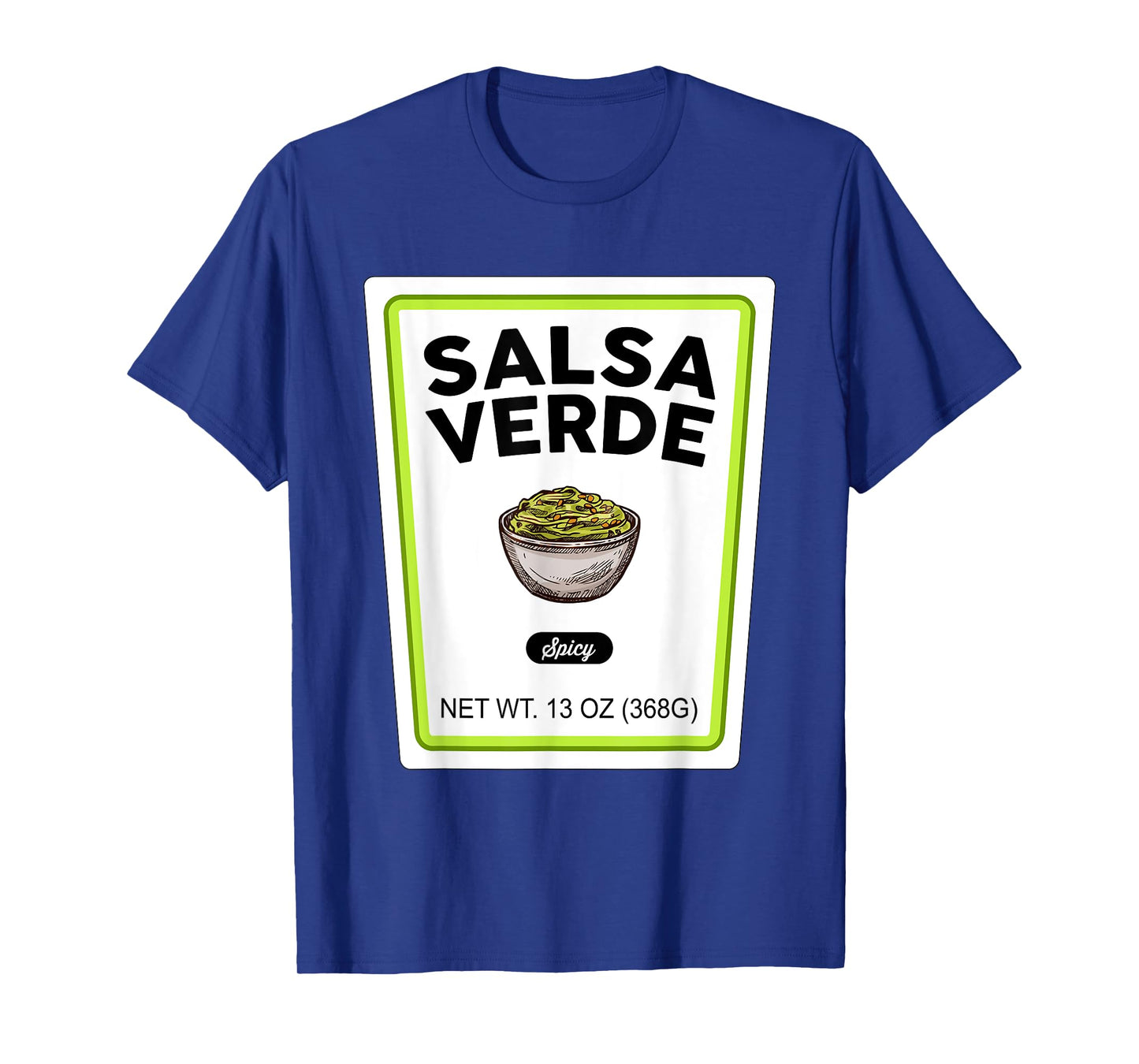 Halloween Matching Costume Salsa Verde Bottle Label T-Shirt