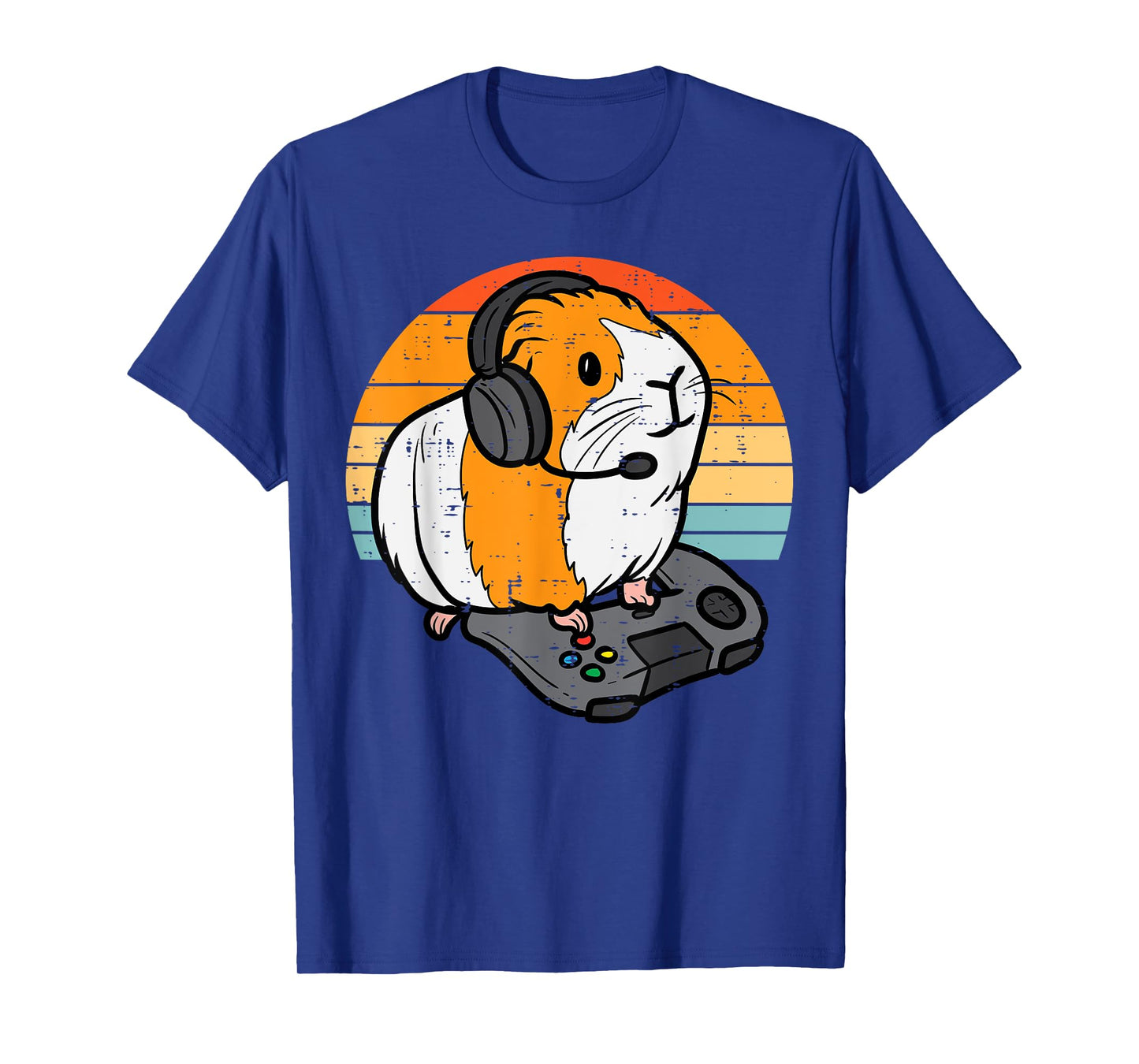 Guinea Pig Gamer Retro Video Gaming Cavy Men Boys Kids Youth T-Shirt