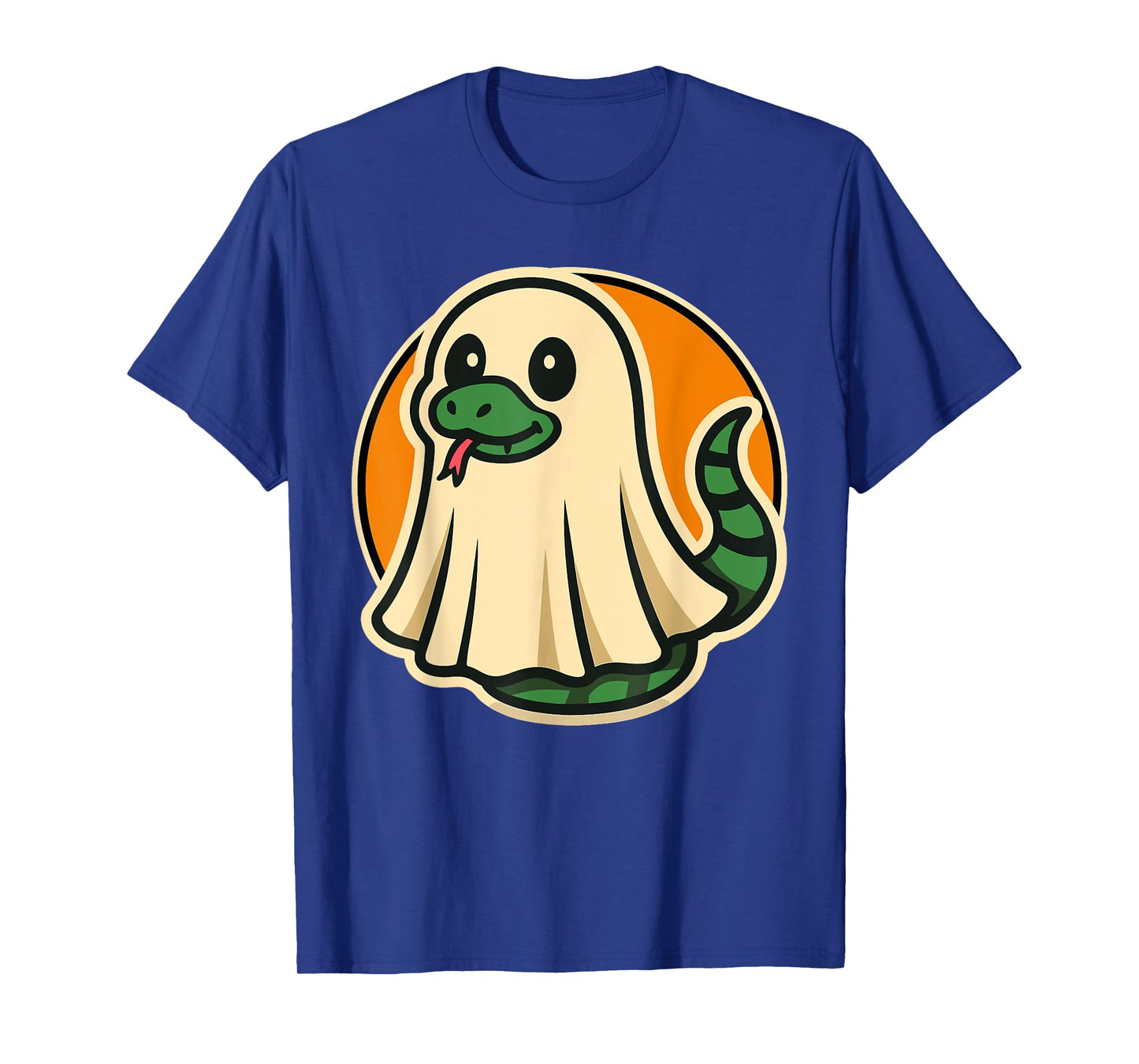 Funny Snake in Ghost Costume for Kids, Boys, Girls Halloween T-Shirt