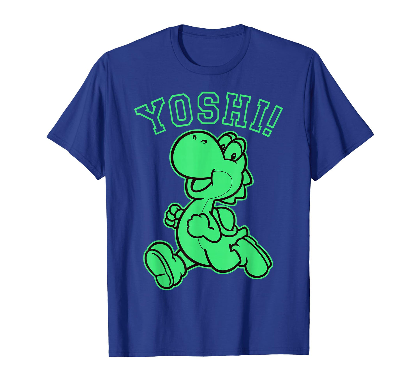 Super Mario Yoshi Green Run Classic Graphic T-Shirt T-Shirt