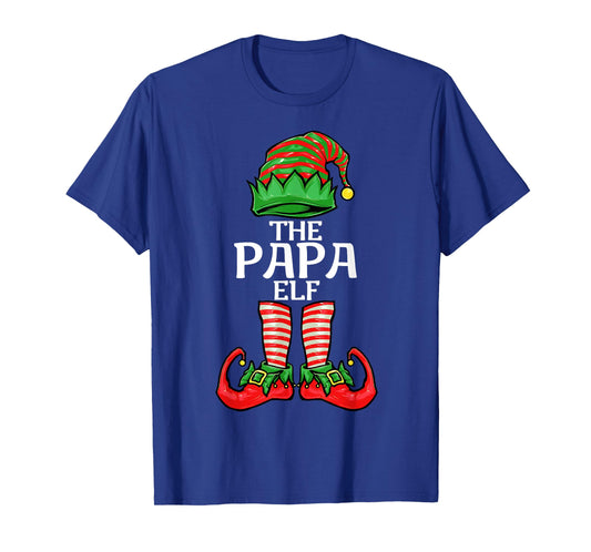 Papa Elf Father Christmas Family Matching Group T-Shirt
