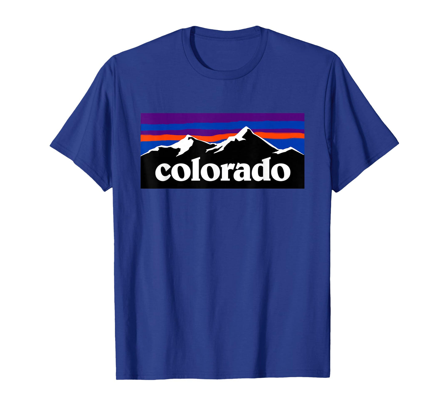 Colorado Mountains Sunset - Retro Outdoor Adventure T-Shirt