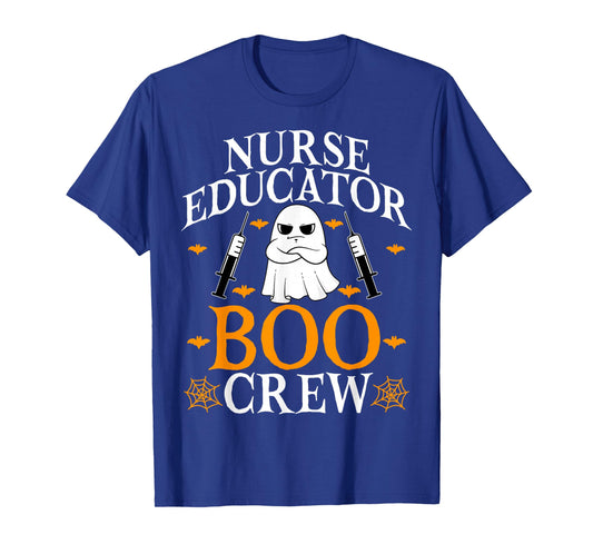 Nurse Educator Boo Crew - Nurse Instructor Halloween Ghost T-Shirt