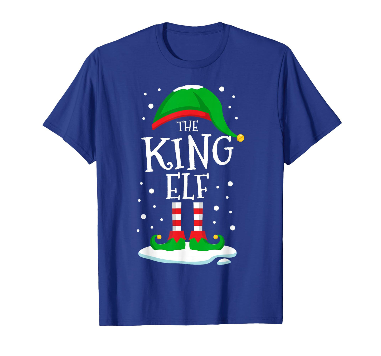 The King Elf Christmas Family Matching Xmas Funny Men Boys T-Shirt