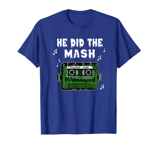 Frankenstein Monster Cassette Tape Halloween T-Shirt