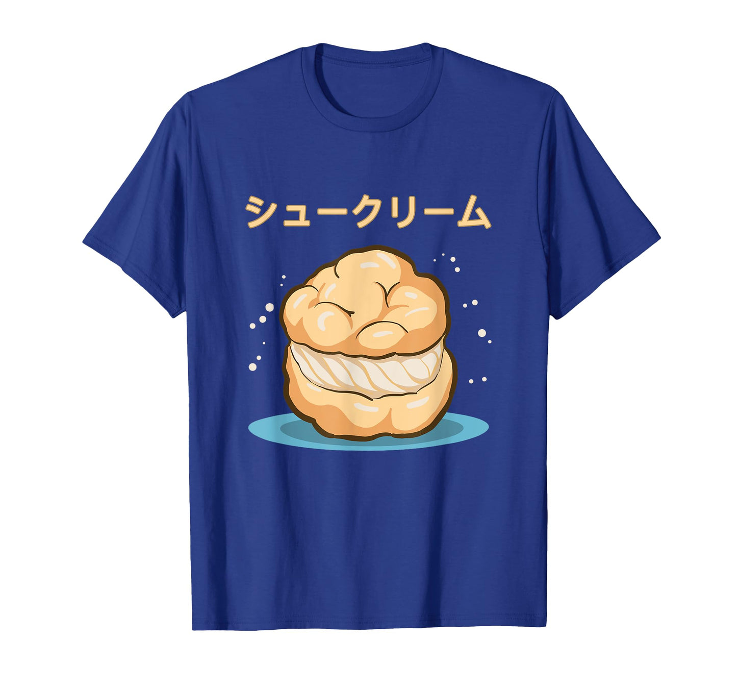 Cartoon Cream Puff Sweet Cup Cake Japanese Retro 90s Anime T-Shirt