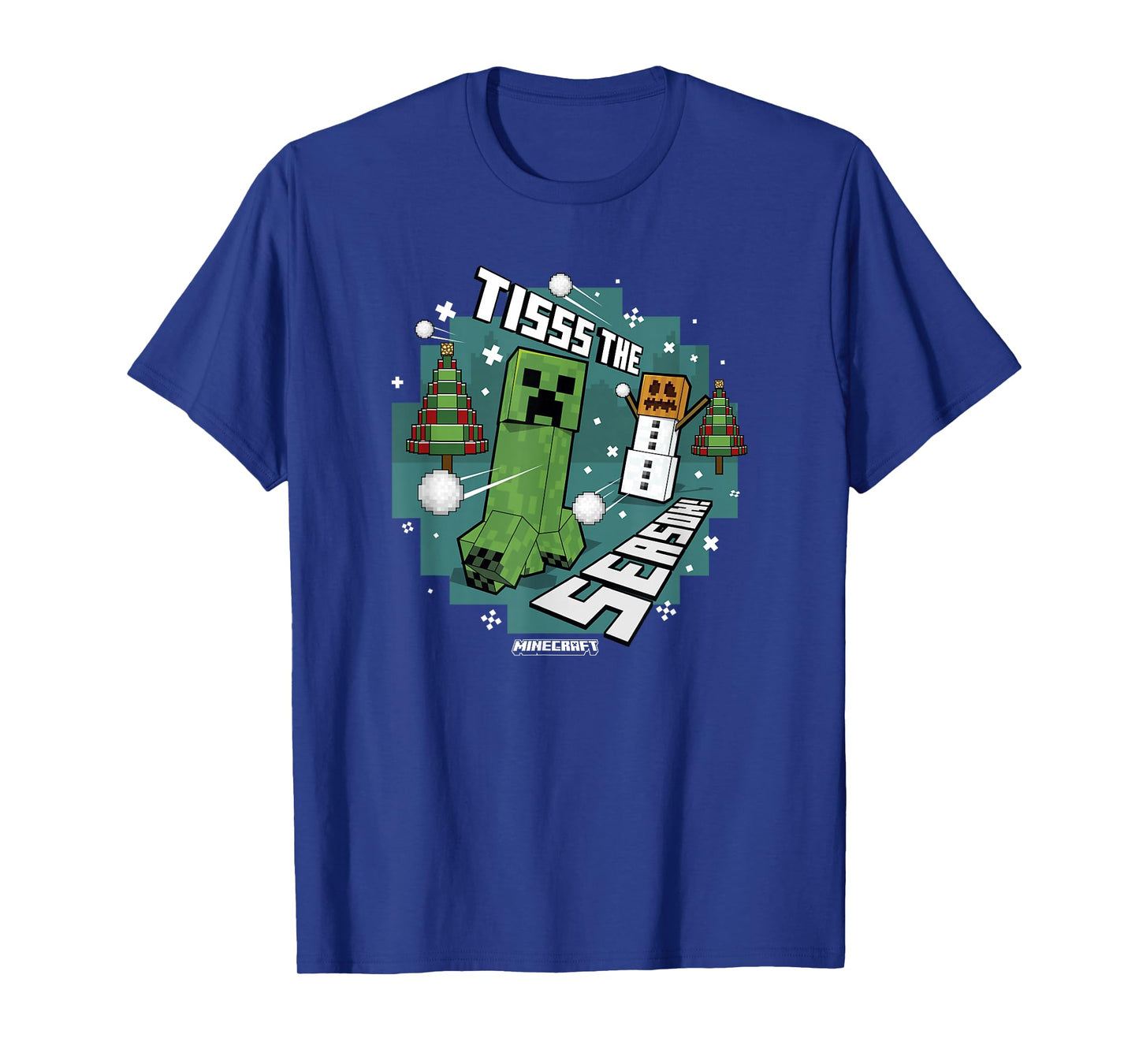 Minecraft Christmas Tisss The Season T-Shirt