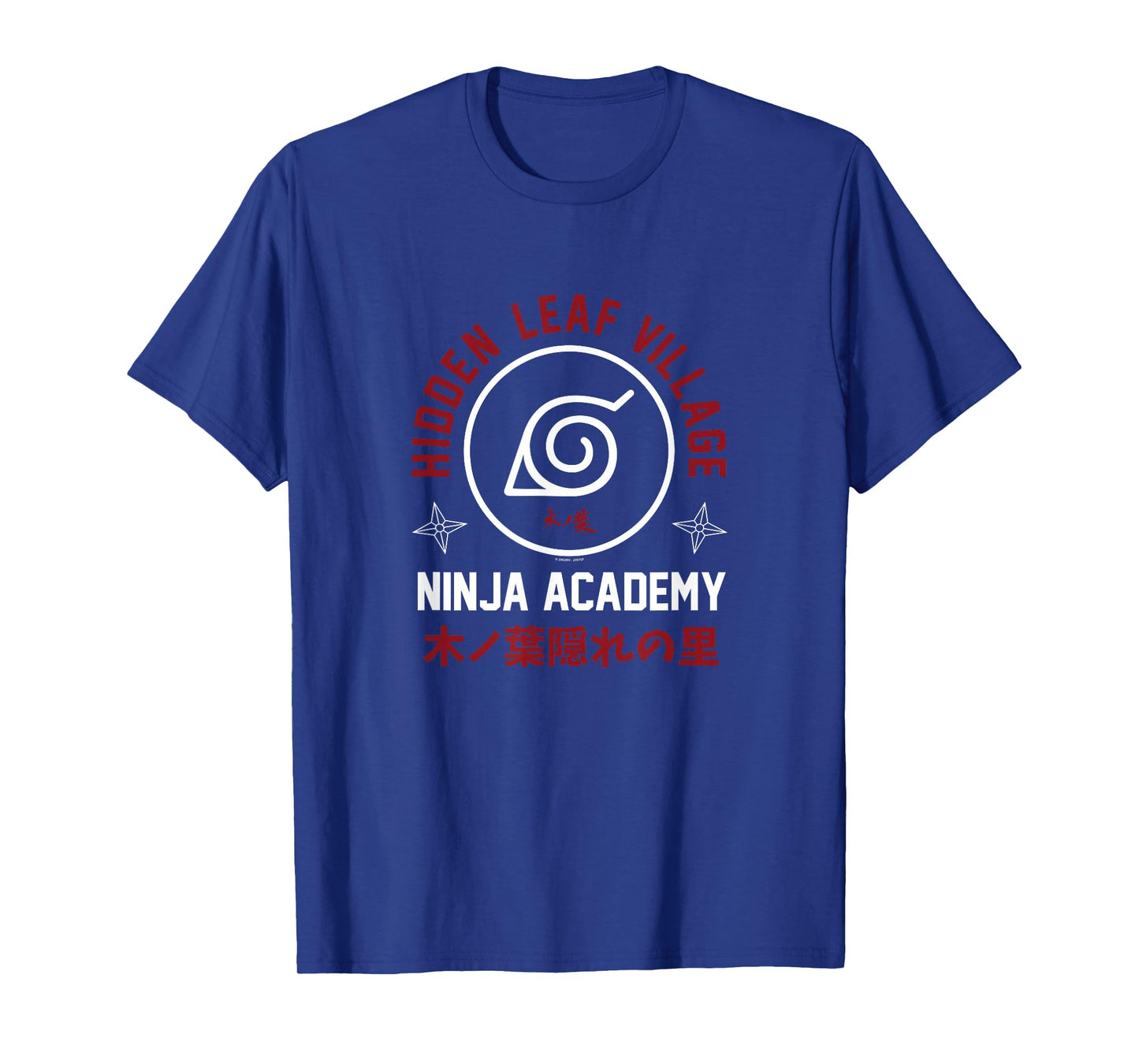 Naruto Shippuden Ninja Academy Varsity Logo Anime T-Shirt