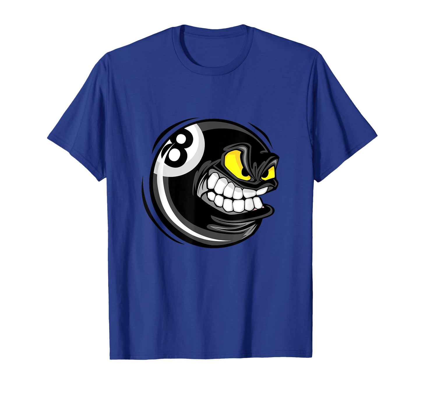 Enjoy Cool Pool Billiards Angry 8 Ball Graphic Designs T-Shirt