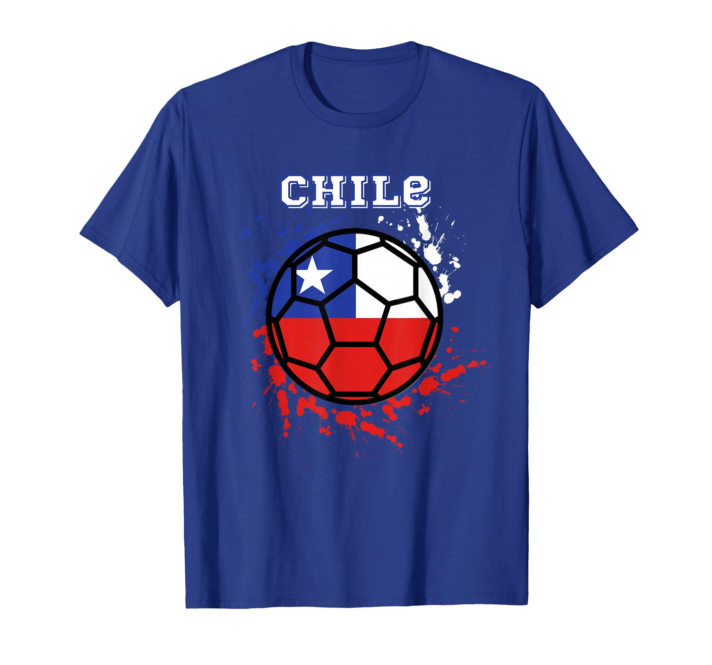 Chile Soccer Chilean Flag Futbol Fan Jersey T-Shirt
