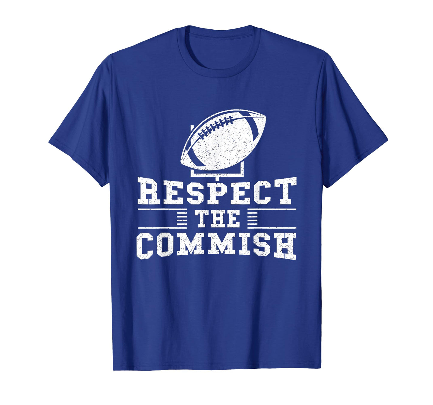 Respect The Commish - Fantasy Football Game Day Gift T-Shirt