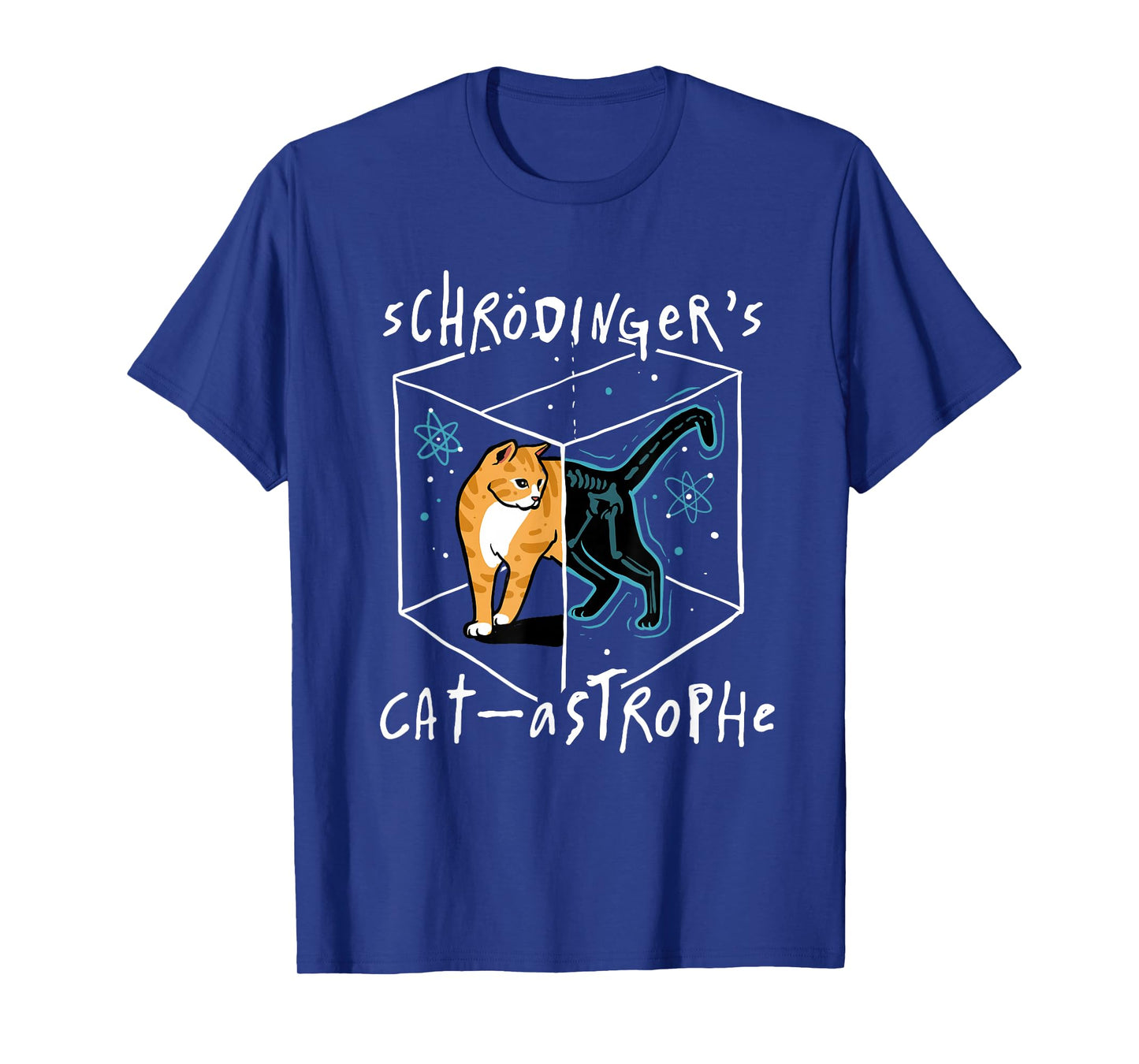 Schrödinger's Cat-astrophe Funny Science Cat T-Shirt
