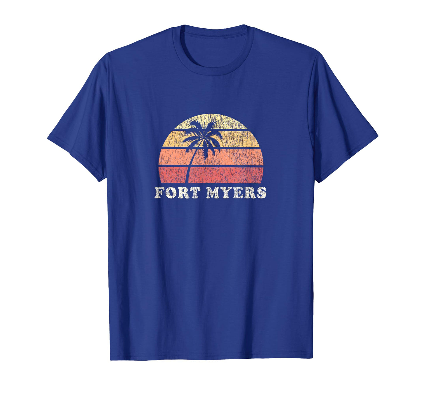 Fort Myers FL Vintage 70s Retro Throwback Design T-Shirt