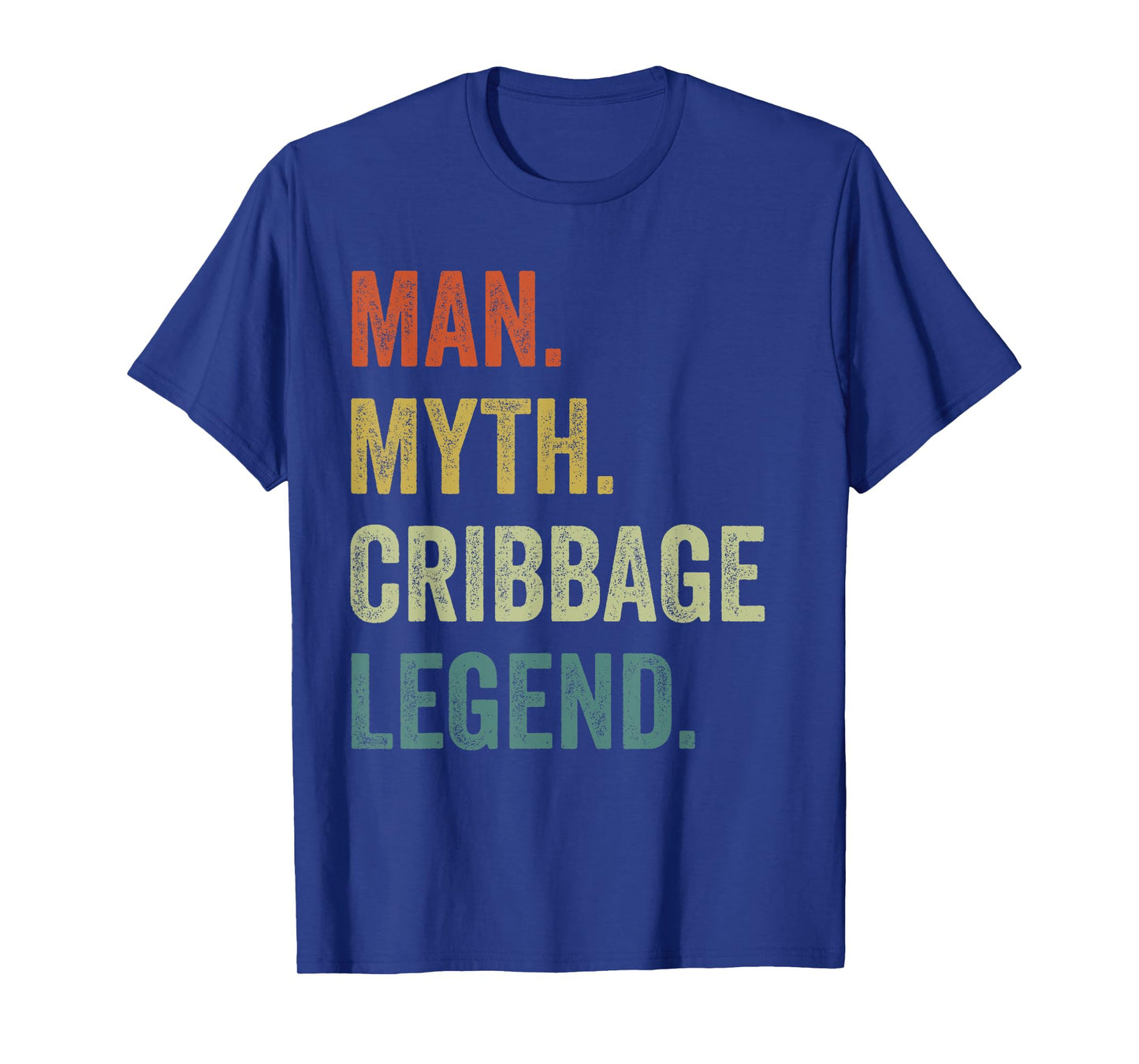 Cards Game Shirt For Men, Man Myth Cribbage Legend T-Shirt