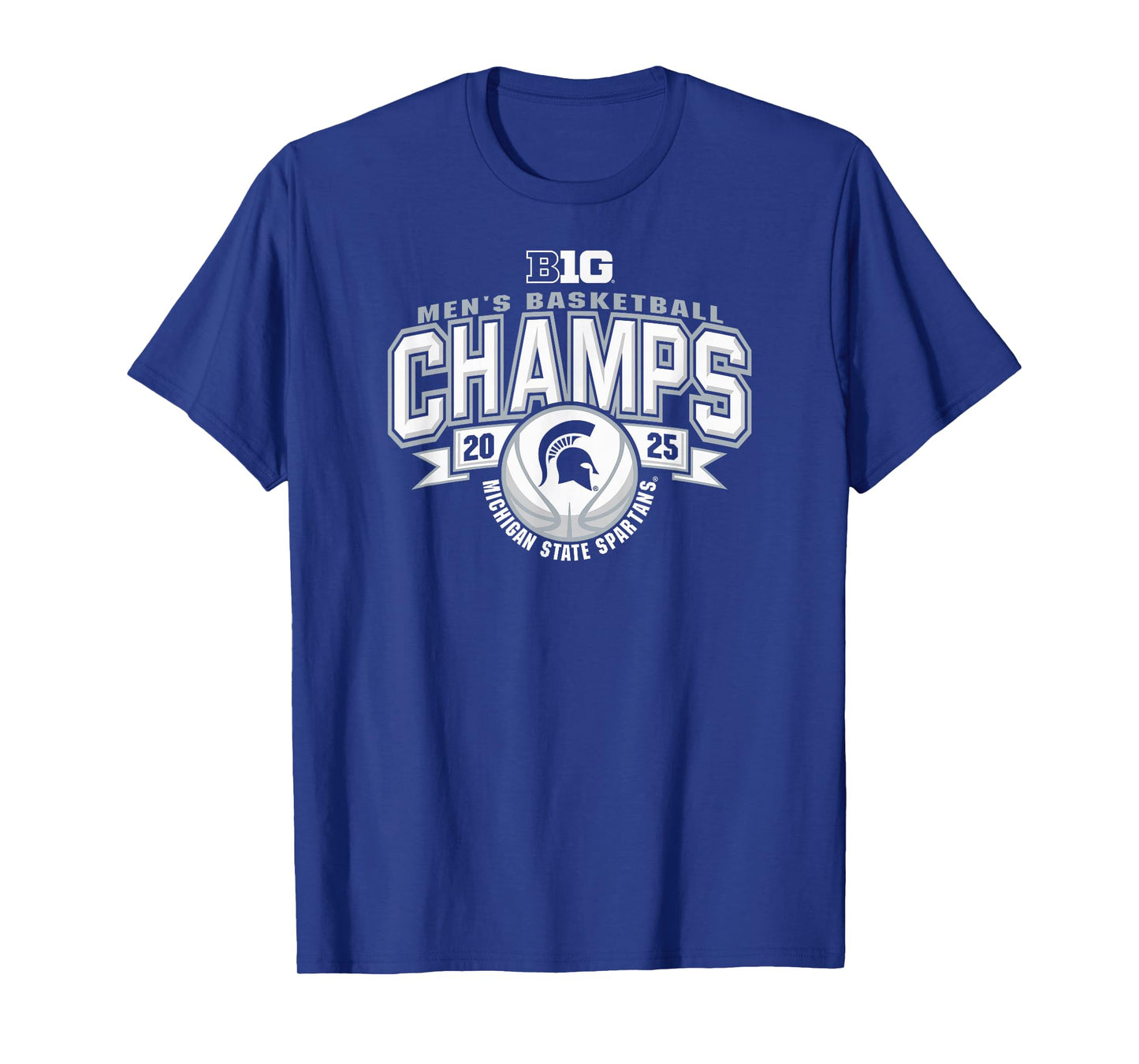 Michigan State Spartans Men's Basketball Big Ten Champs 2025 T-Shirt