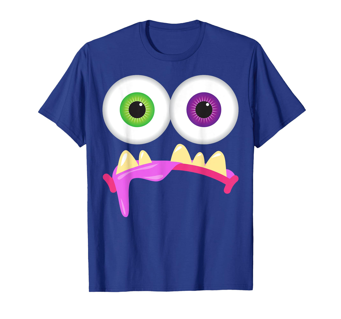 Cute Monster Face Men's Women's Goofy Costume Halloween T-Shirt