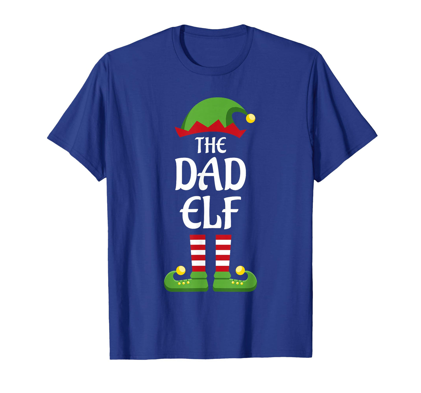 Dad Elf Family Matching Group Christmas Daddy T-Shirt
