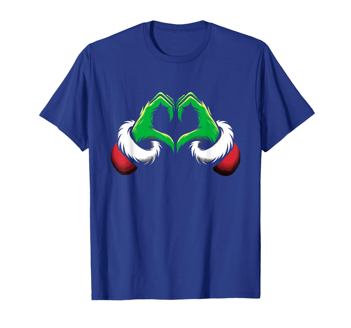 Funny Elf Heart Hands Love Christmas T-Shirt