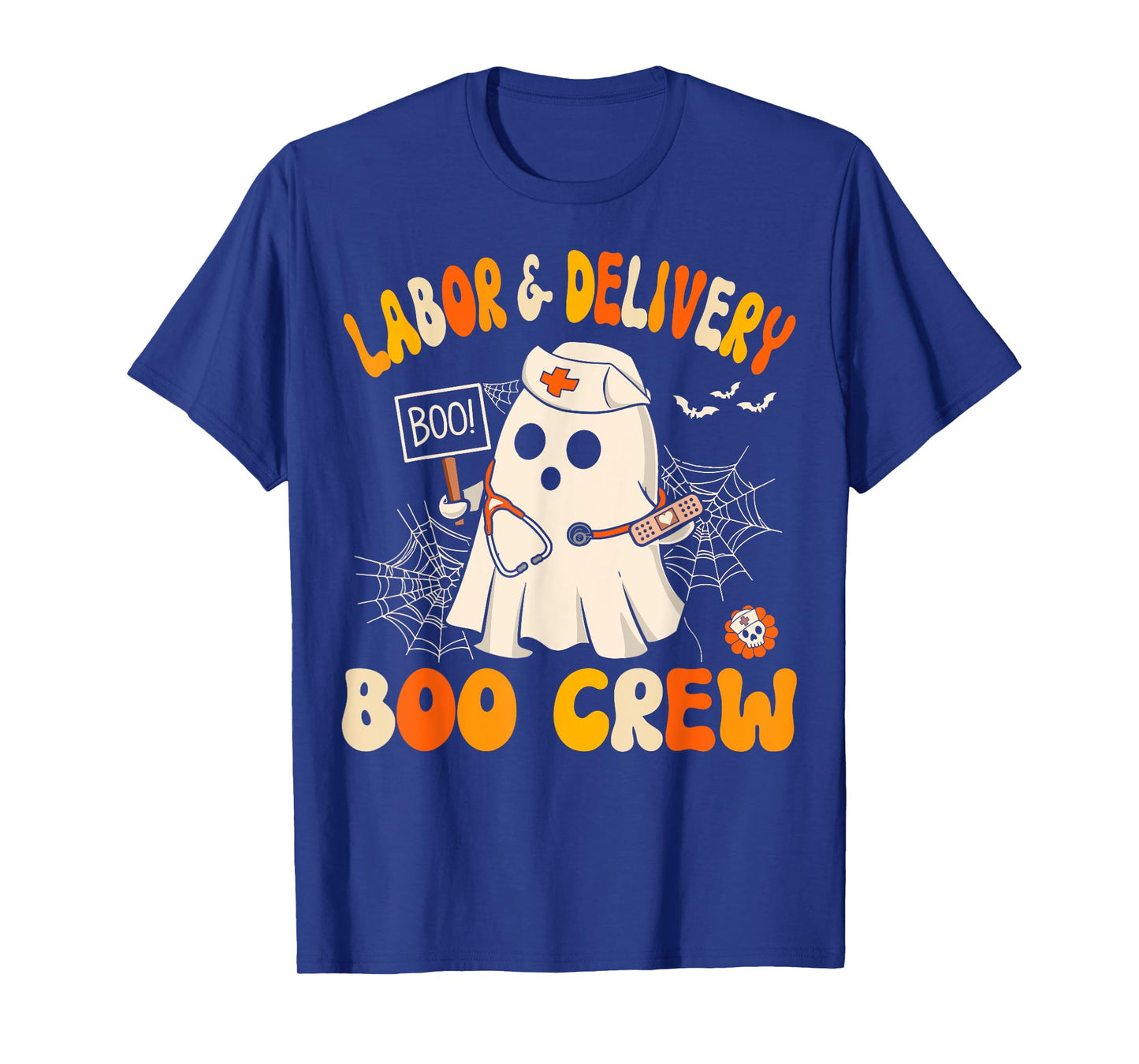 Labor & Delivery Boo Crew Funny L&d Nurse Halloween T-Shirt