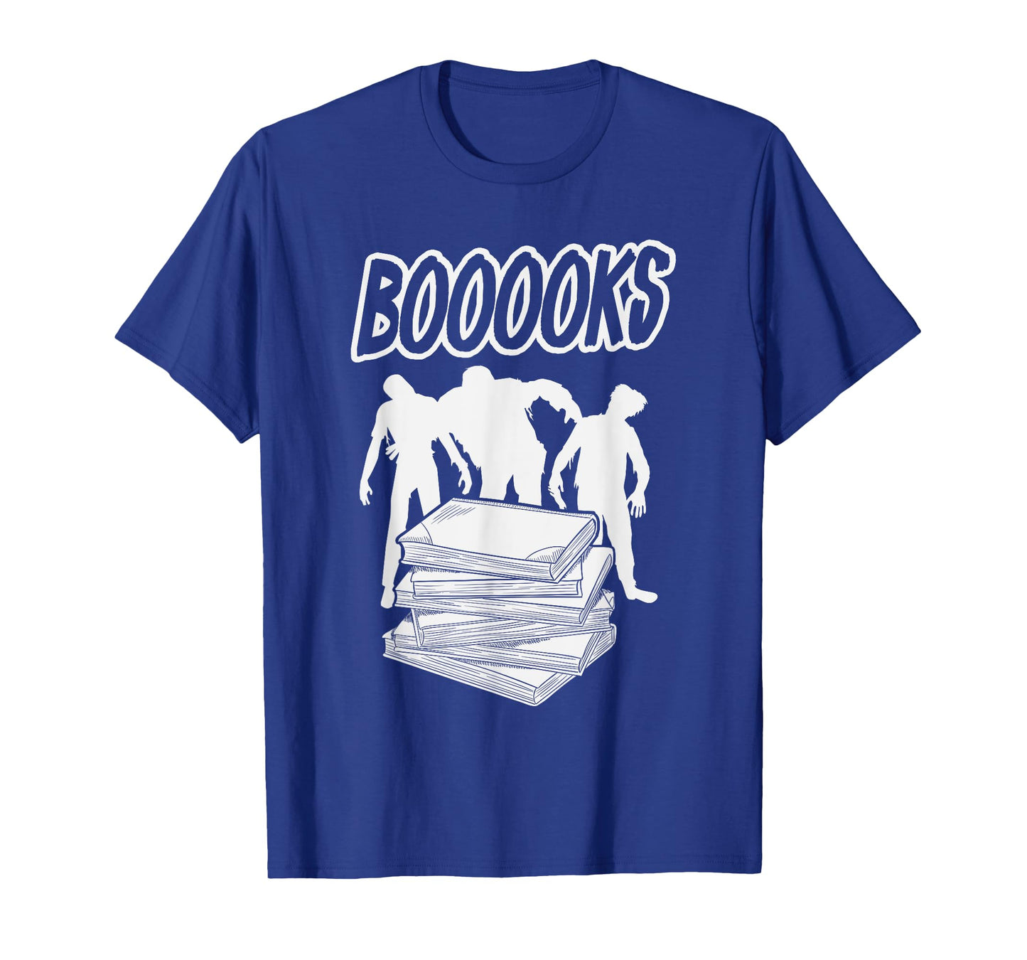 Booooks Halloween Zombie Book Reader Spooky Funny Gift Tee T-Shirt