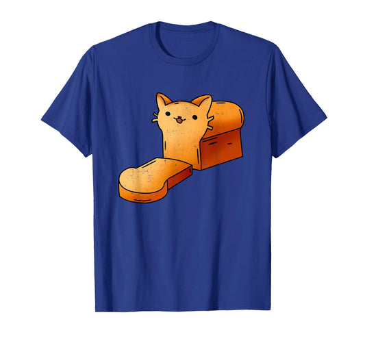 Halloween Costume Cat Loaf Lazy Funny Bread Kitten Kitty T-Shirt for Men Women Kids