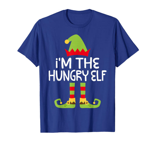 I'm The Hungry Elf Shirt Adult Kids Matching Christmas Elf T-Shirt