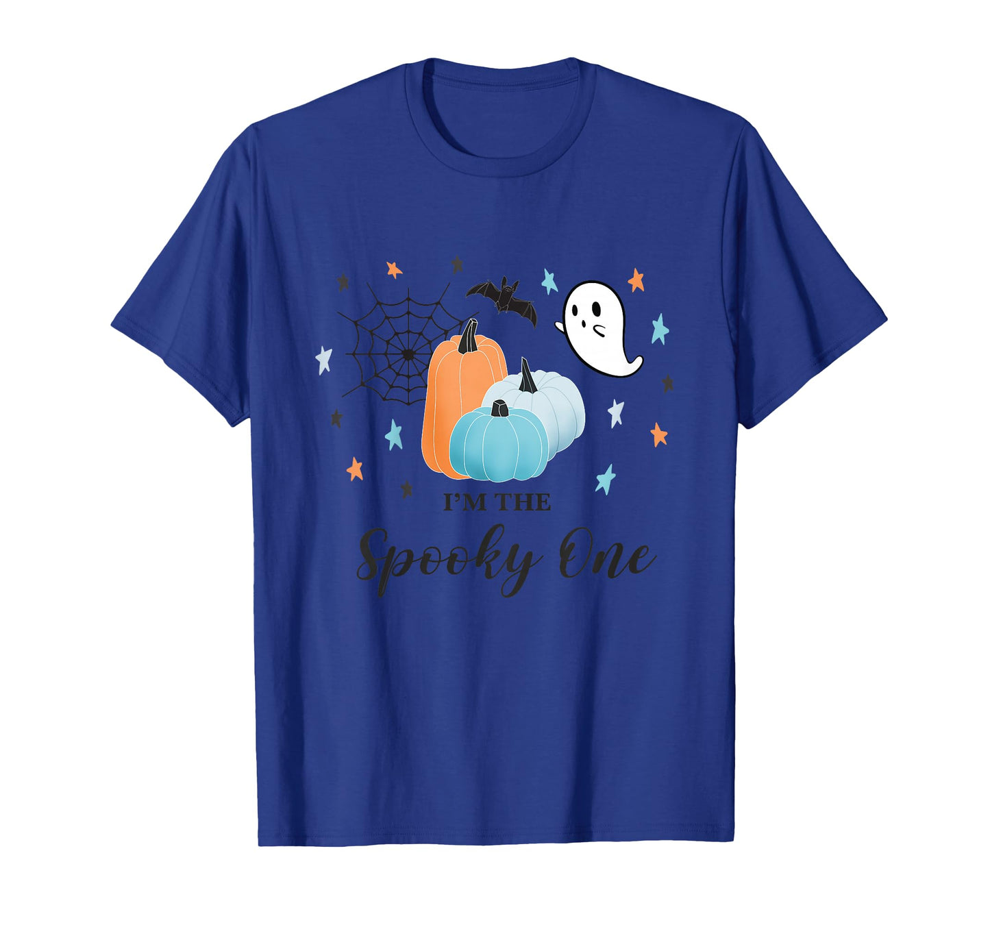 Kids I'm The Spooky One First Birthday Blue Pumpkin Halloween 1 T-Shirt