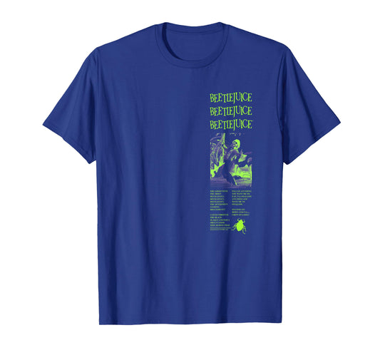 Beetlejuice Retro Ad Collage Movie T-Shirt