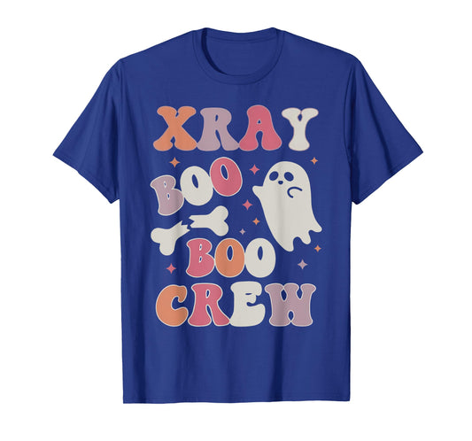 X Ray Boo Boo Crew Ghost Radiology Halloween Fall Nurse T-Shirt