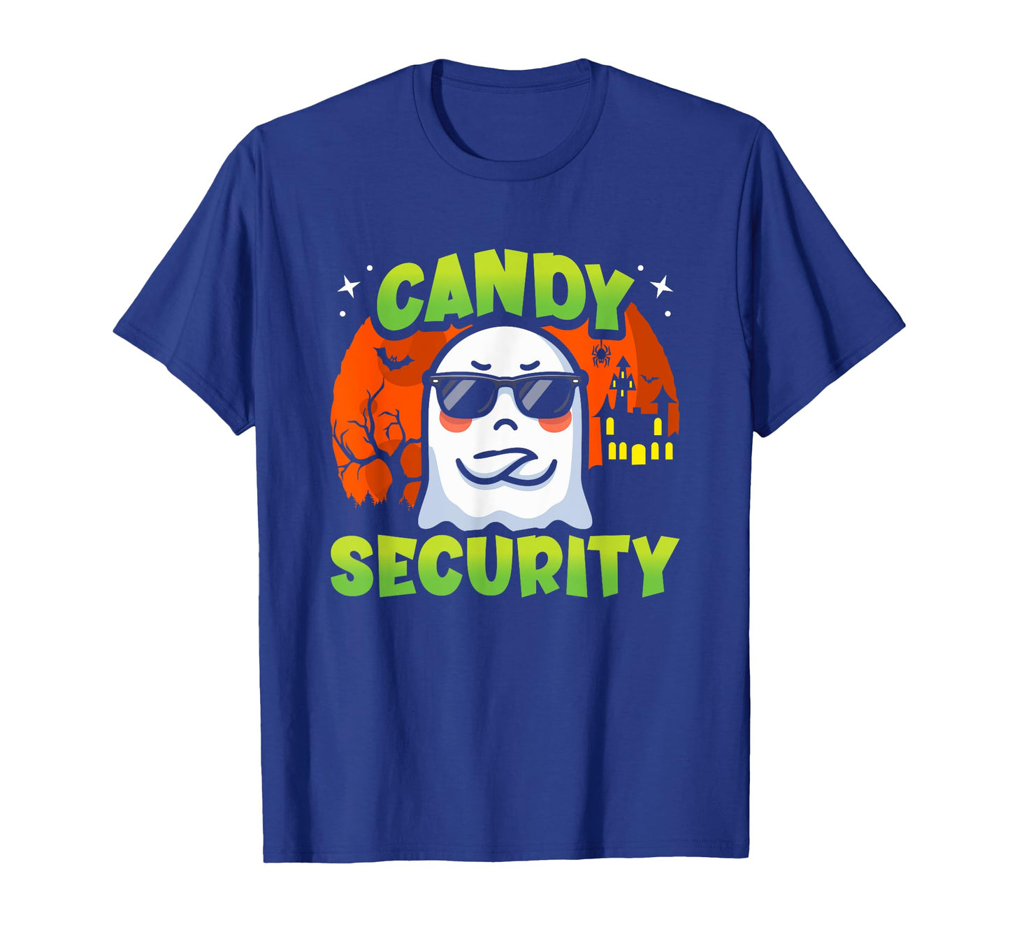 Cute Ghost Kids Halloween - Candy Security - Funny Halloween T-Shirt
