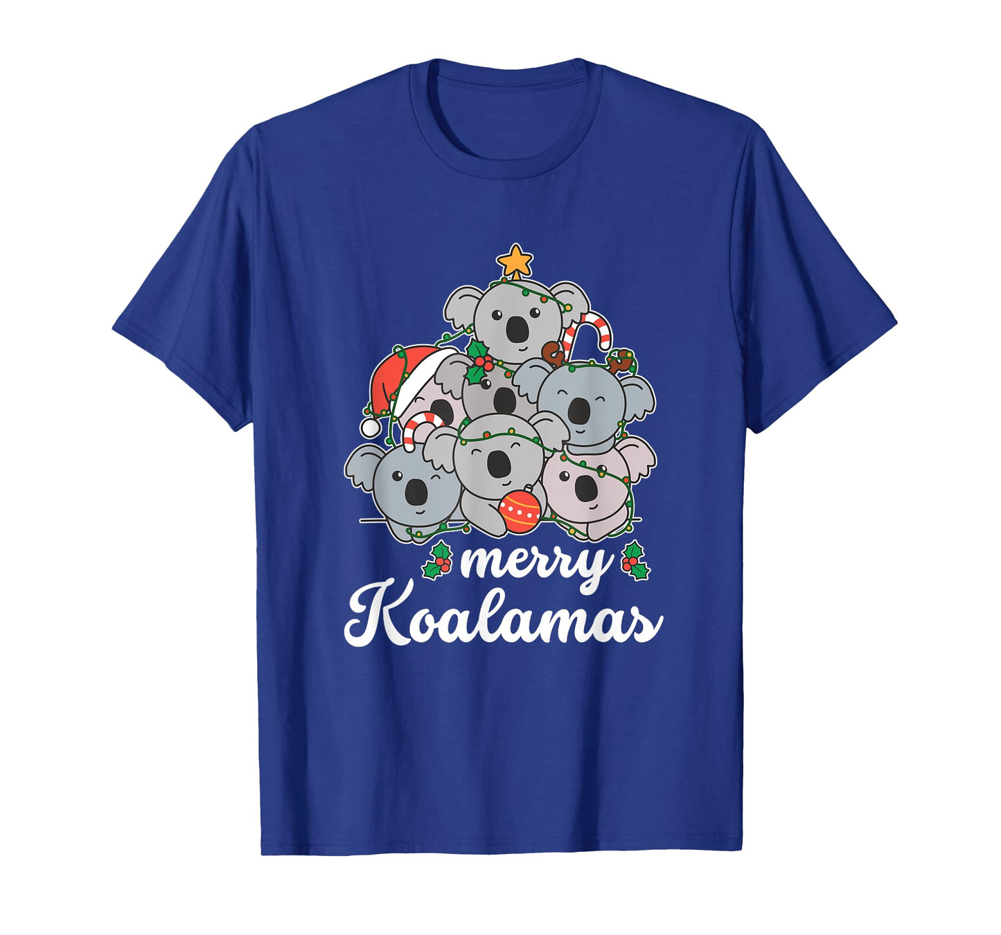 Merry Koalamas Pun Koala Christmas T-Shirt