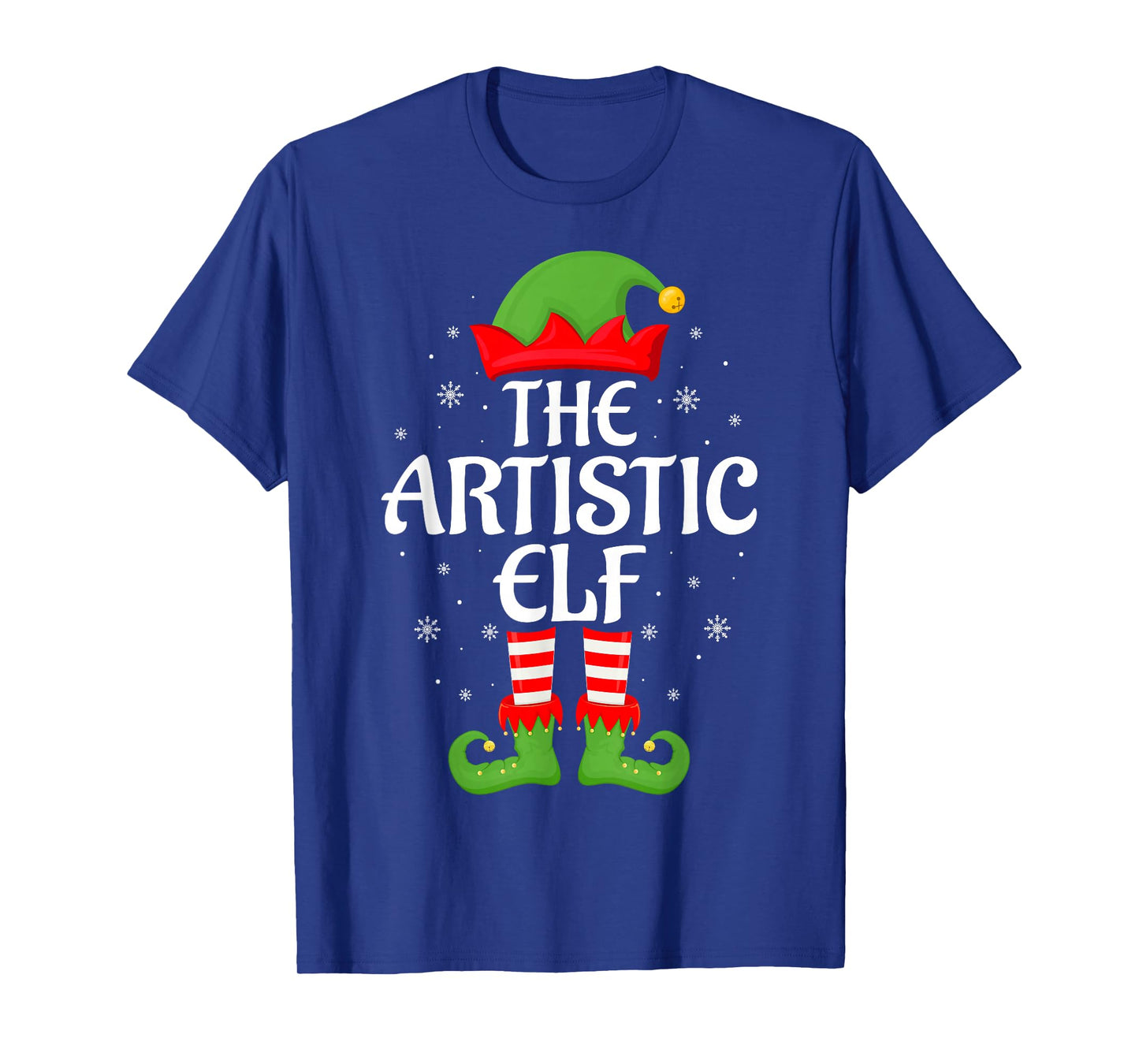 Artistic Elf Xmas Family Matching Elf Squad Christmas T-Shirt