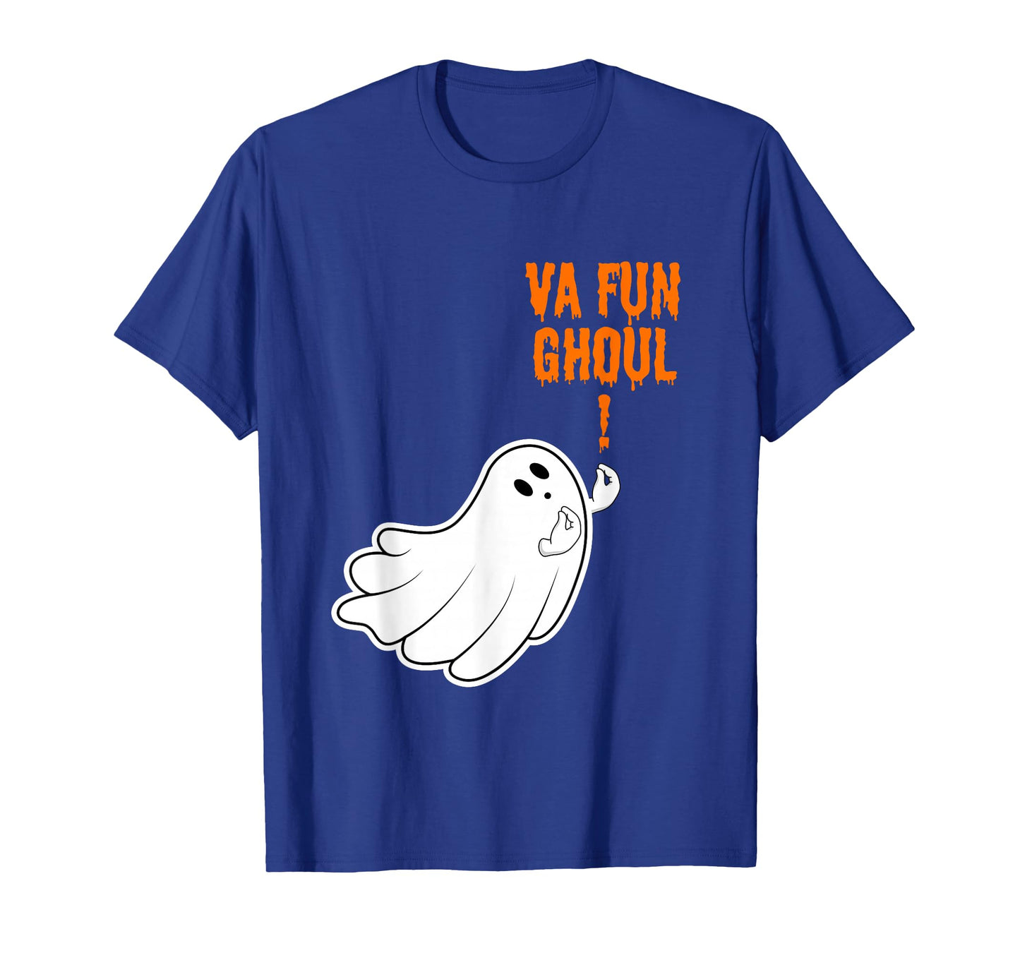 Va Fan Ghoul Funny Halloween Tee Italian Halloween Ghost Tee T-Shirt