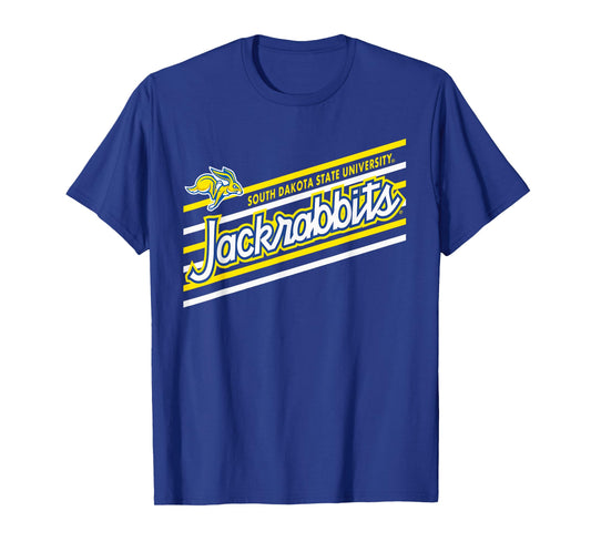 South Dakota State Jackrabbits Retro Performer Blue T-Shirt