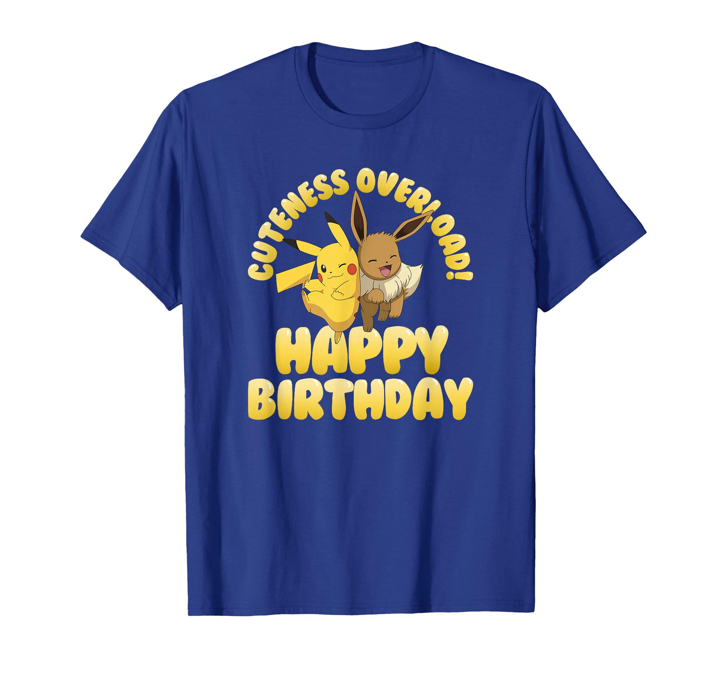 Pokémon Birthday Pikachu & Eevee Cuteness Overload! T-Shirt