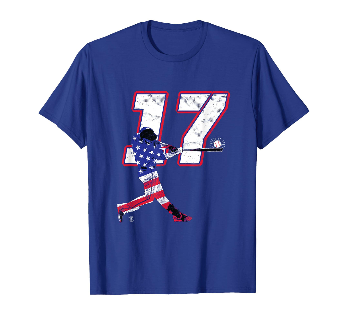 Rhys Hoskins Flag Silhouette Gameday T-Shirt