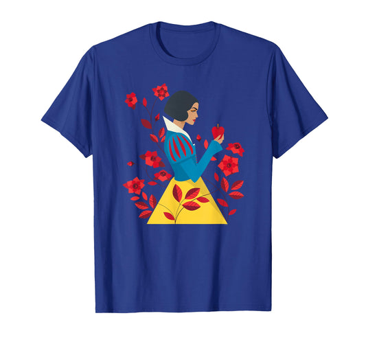 Disney Snow White Movie Apple and Flowers T-Shirt