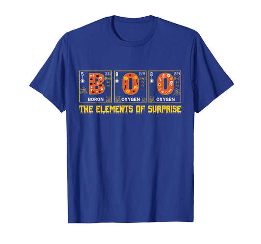 Halloween Boo School Chemistry Nerd Physics Pumpkin Gift T-Shirt