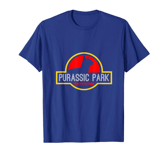 Purassic Park Cat Shirt - Funny Tshirt for Dinosaur Lovers T-Shirt
