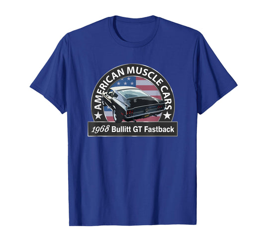 1968 BULLITT GT FASTBACK, AMERICAN MUSCLE CARS, CLASSIC CARS T-Shirt