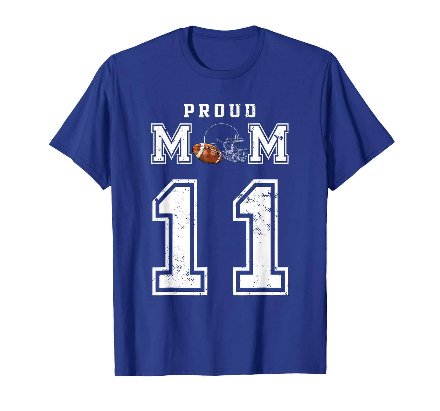 Custom Proud Football Mom Number 11 Personalized For Women T-Shirt