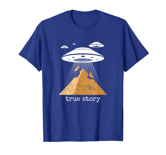 Ancient Alien Theory Novelty Shirt - UFO Conspiracy Tshirt T-Shirt