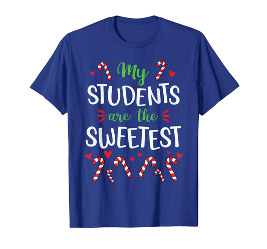 Cute Christmas Quote For Teacher Funny Winter Candy Cane T-Shirt