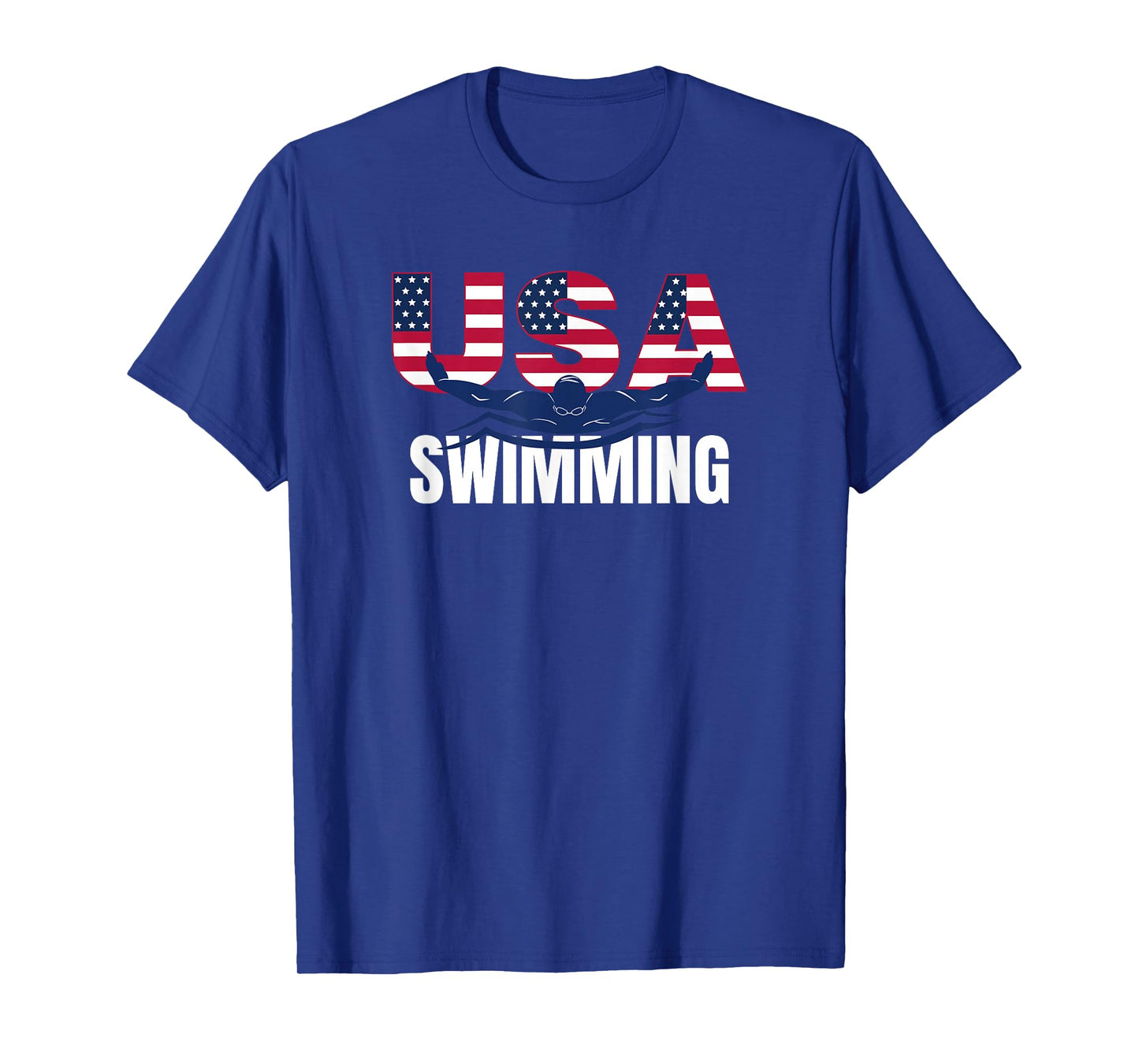 USA Swimming Athlete Summer US Swim Aquatic Sport Letters T-Shirt