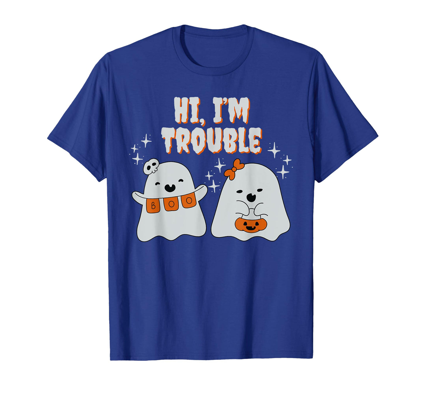 Hi, I'm Trouble Matching Couple Halloween Costume T-Shirt