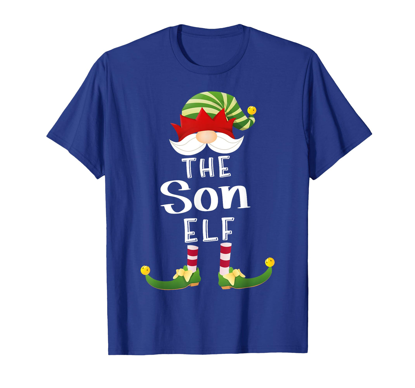 Son Elf Group Christmas Funny Pajama Party T-Shirt