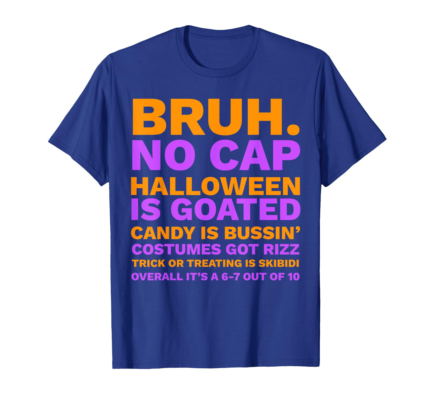 Funny Middle School Generation Alpha Gen A Slang Halloween T-Shirt