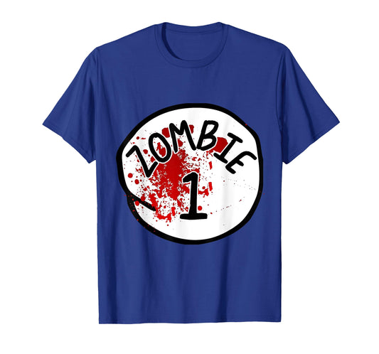 Couples Zombie 1 Halloween Costume T-Shirt T-Shirt