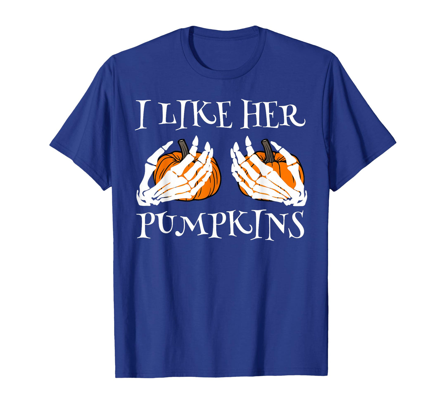 I Like His Broomstick I Like Her Pumpkins Halloween Couples T-Shirt